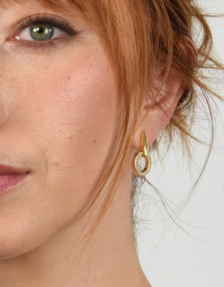 Lara Drop Gold Earrings