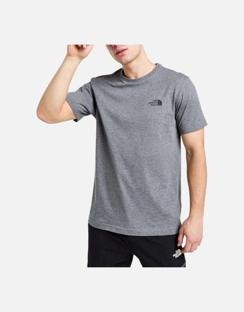 T-Shirt Mens T Shirt Simple Dome Sports Cotton Casual Crew Neck