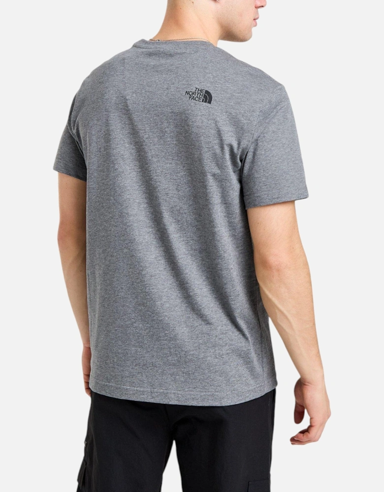 T-Shirt Mens T Shirt Simple Dome Sports Cotton Casual Crew Neck