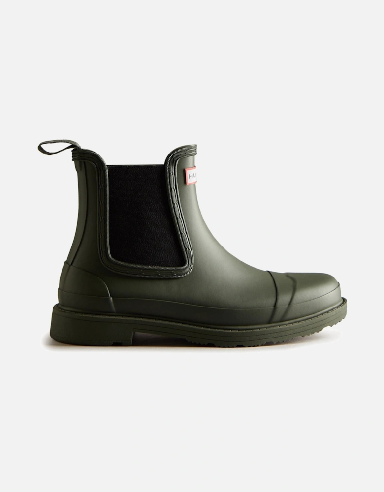 Womens Matt  Green WFS1018RMA-DOV Commando Chelsea Boots