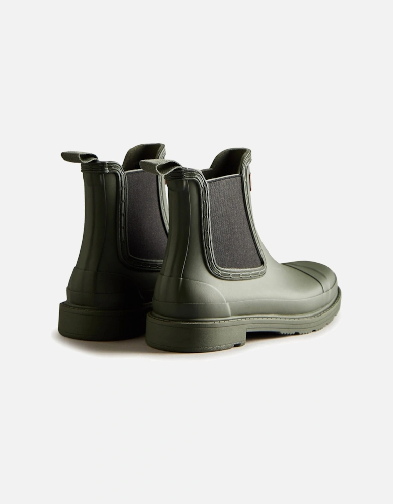 Womens Matt  Green WFS1018RMA-DOV Commando Chelsea Boots