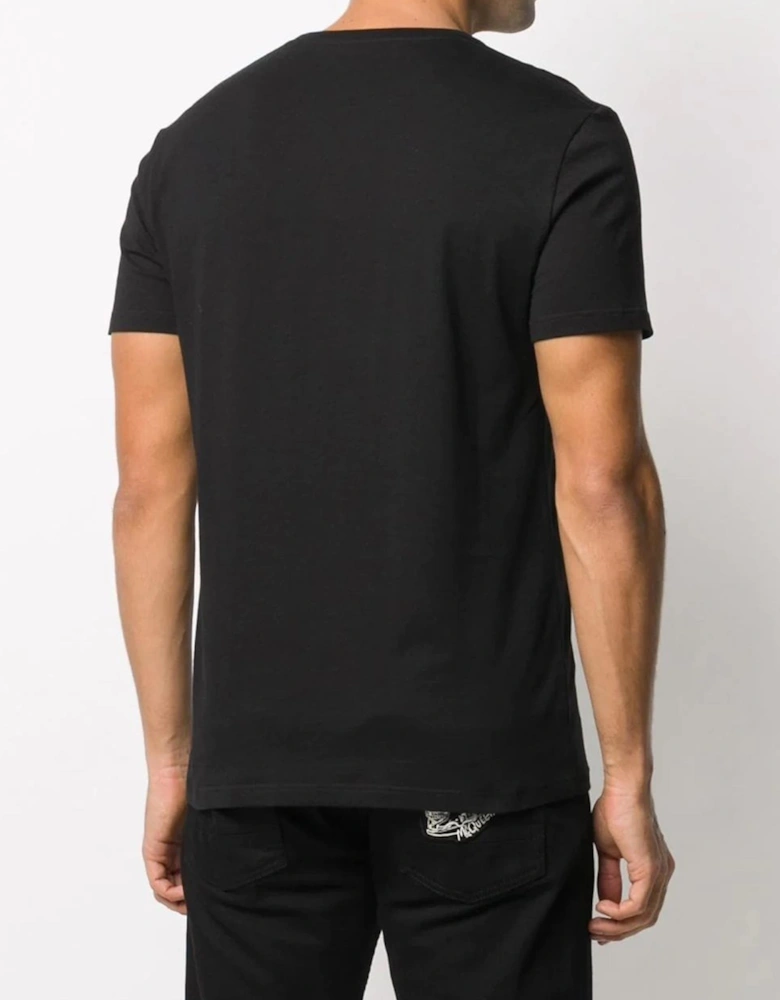 Embroidered Logo T-Shirt in Black