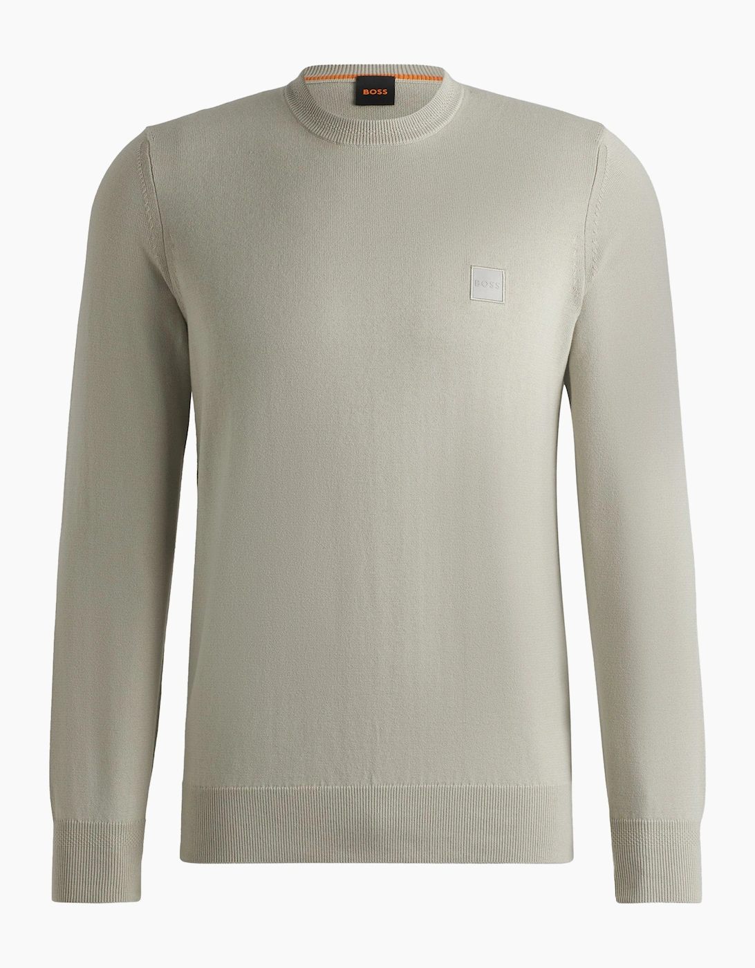 Hugo Boss Men's Cream Boss Kanovano Crew Knit - : Regular/40 Large