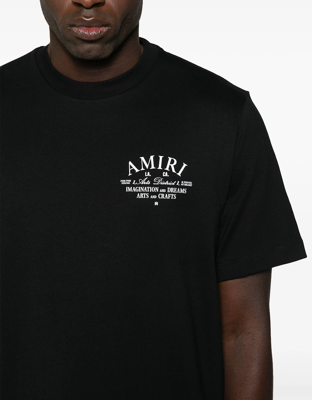 Art District Logo Printed T-Shirt in Black