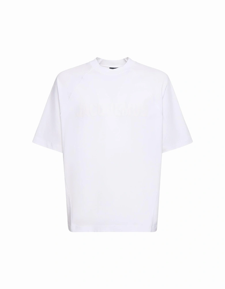 Le Typo Logo Printed Oversized T-Shirt in White