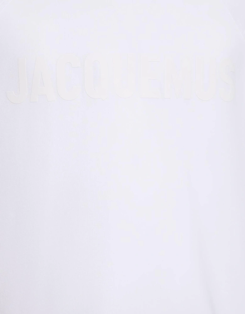 Le Typo Logo Printed Oversized T-Shirt in White