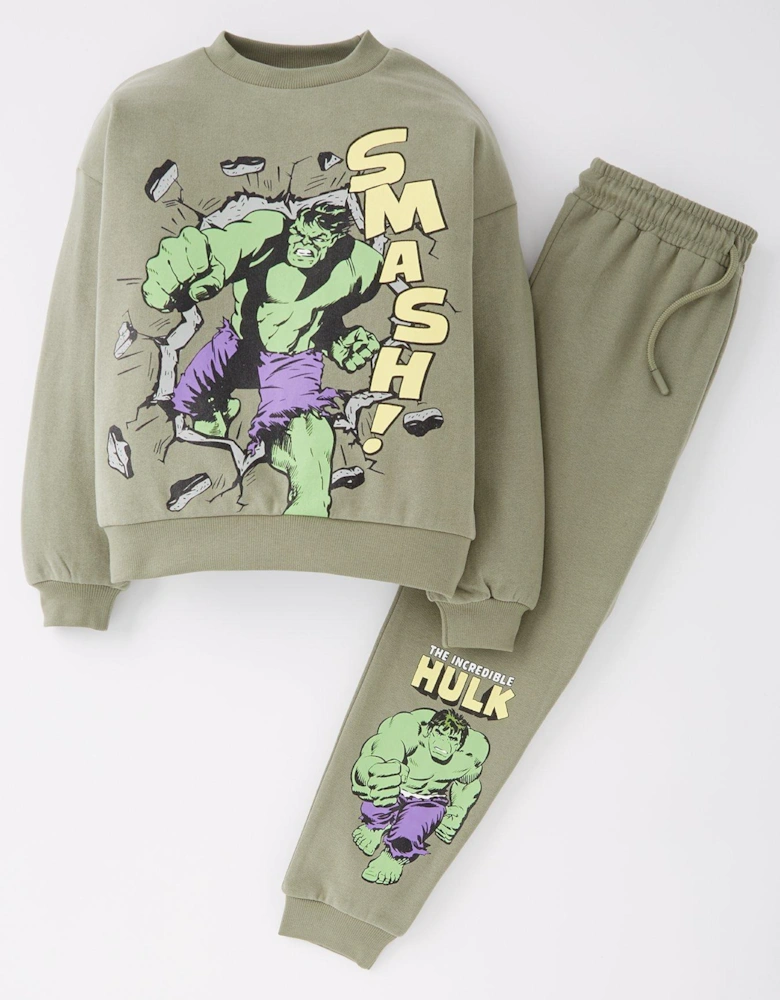 Hulk 2 Piece Sweat And Jogger Set