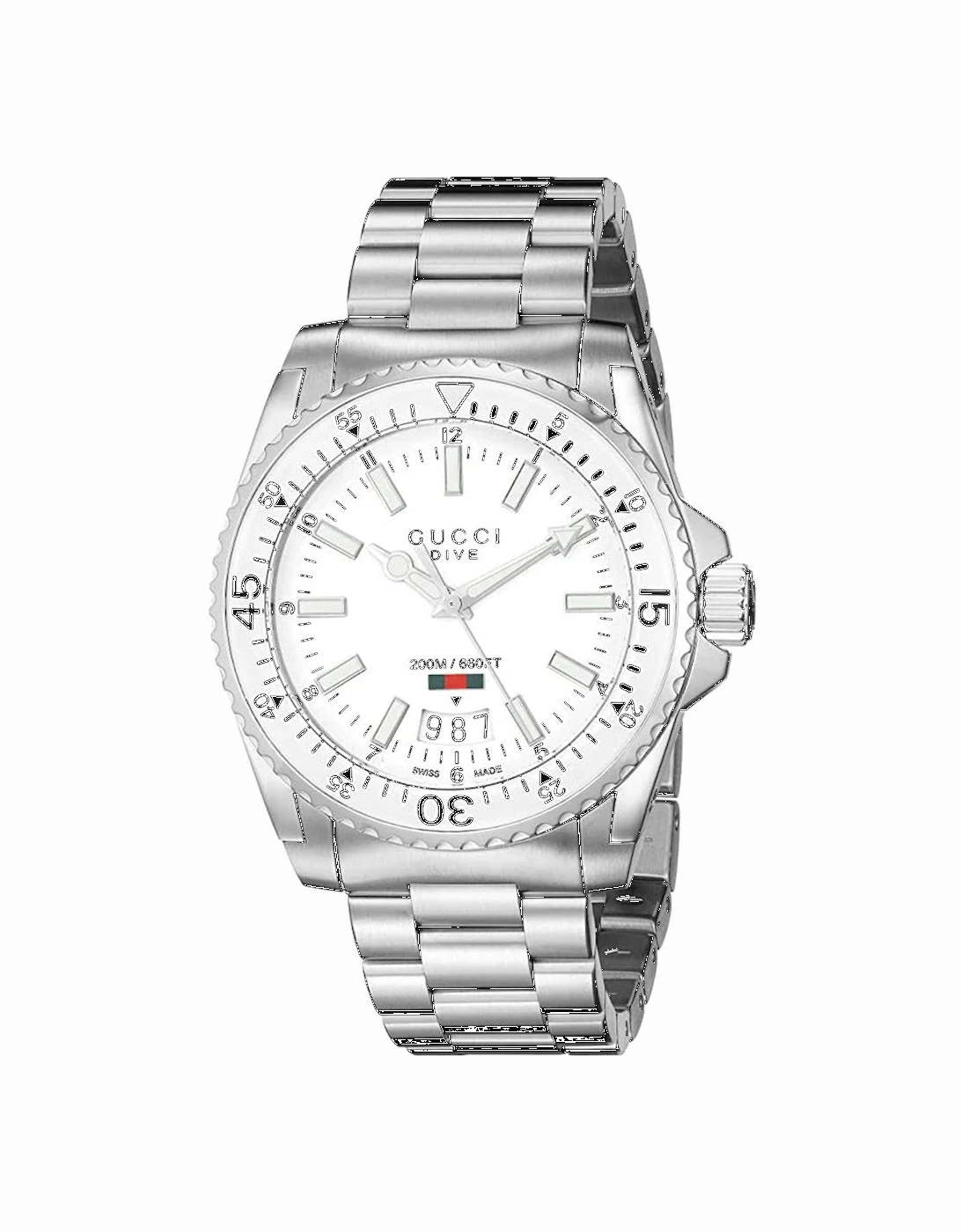 Dive Stainless Steel Bracelet White Dial Unisex Watch YA136302, 4 of 3