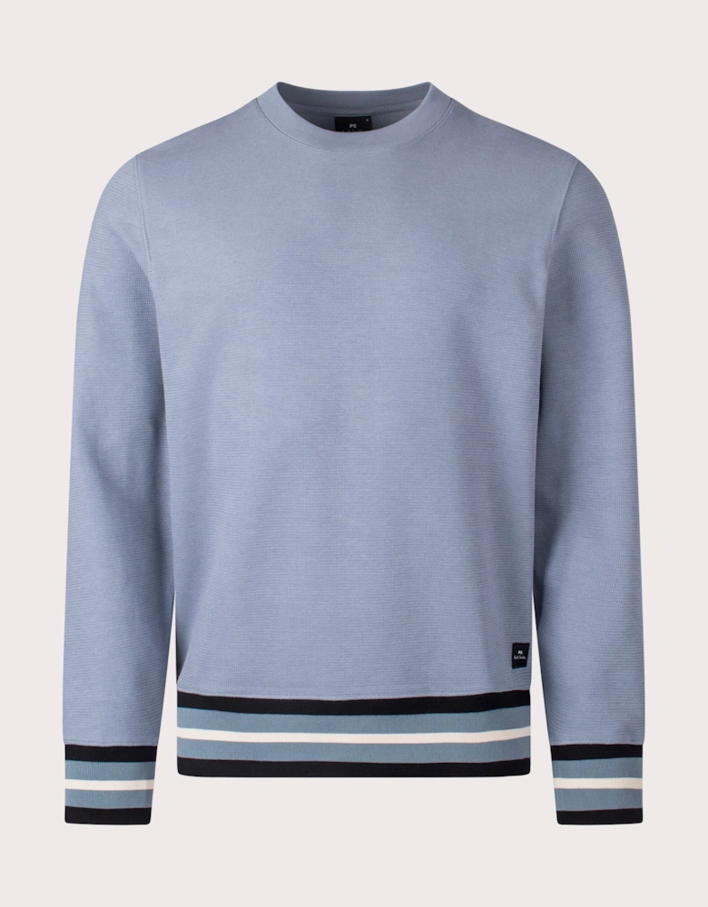 Contrast Rib Sweatshirt