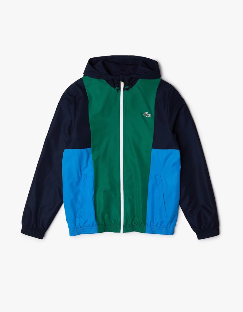 Colourblock Lightweight Zip-Up Jacket