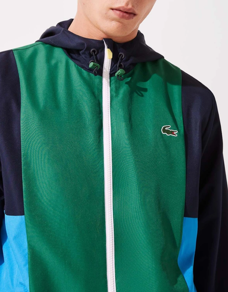 Colourblock Lightweight Zip-Up Jacket