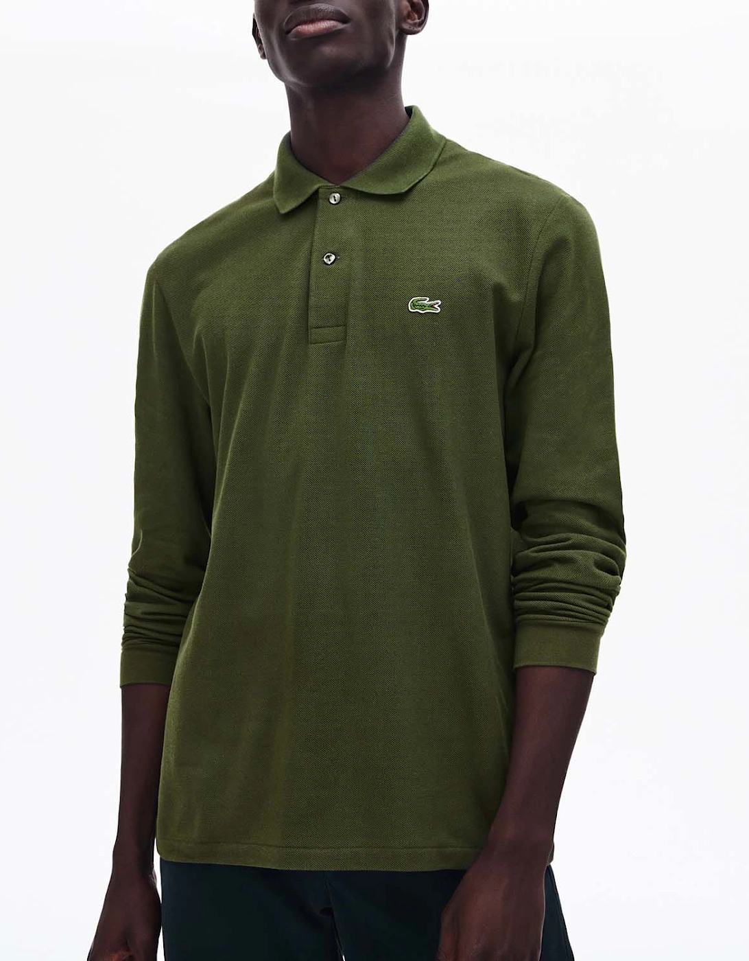 Classic Fit Long Sleeve L.12.12 Polo Shirt