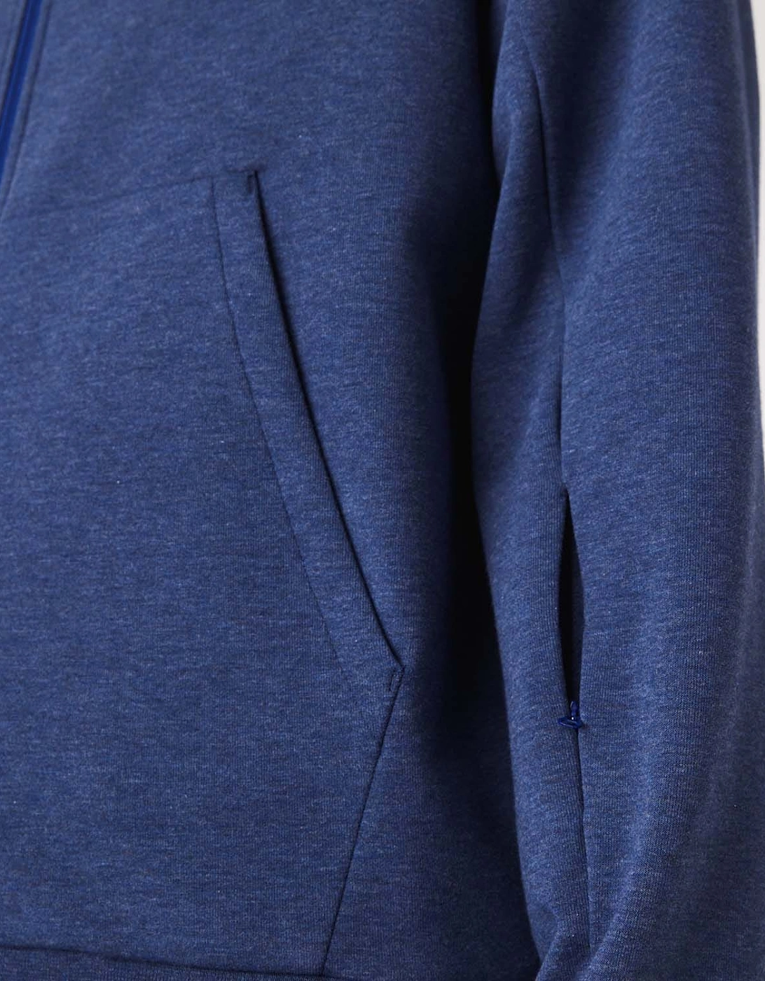 High Neck Zip-Up Sweatshirt