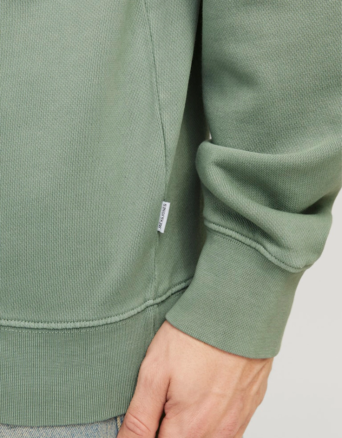 Essentials Charge Faded Crew Neck Sweat Iceberg Green