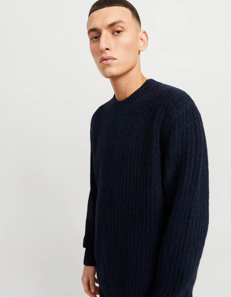 Premium Chowell Crew Neck Knit Night Sky Melange