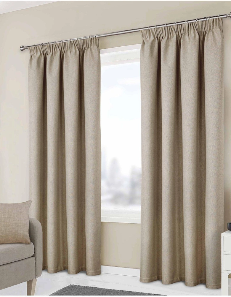 Athos Blackout Pencil Pleat Curtains