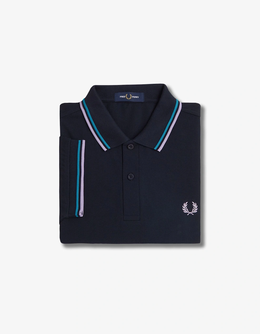 M3600 Twin Tipped Polo Shirt Navy / Cyber Blue / Ultra Violet
