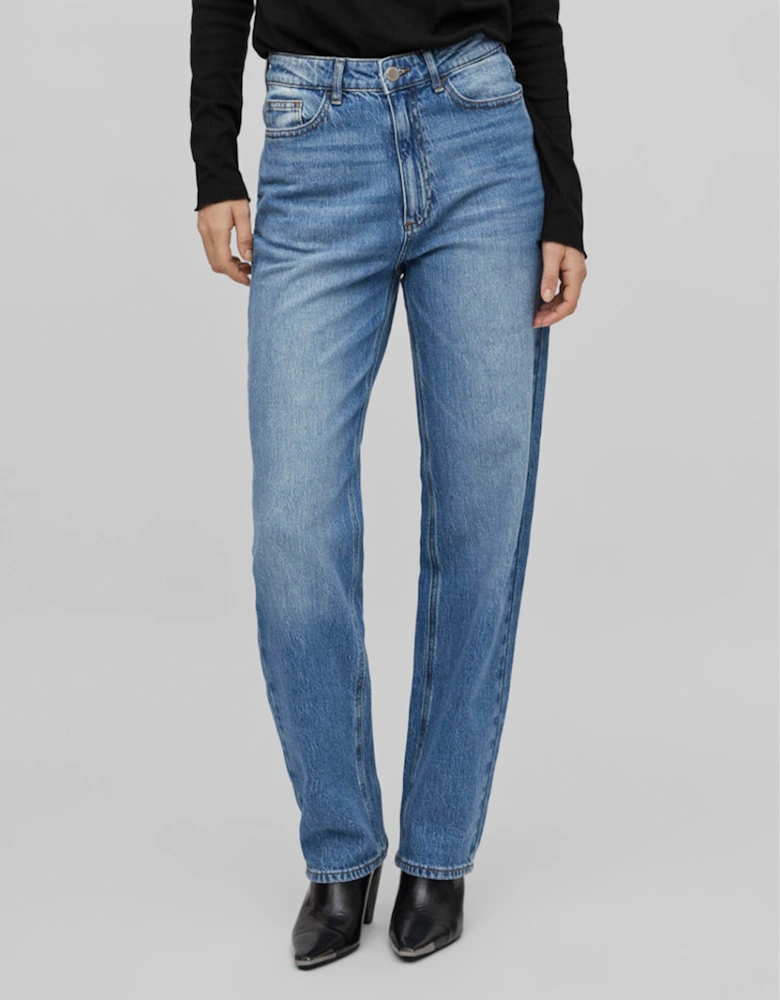 Kelly Heavyweight Straight Jean Medium Blue Denim Wash