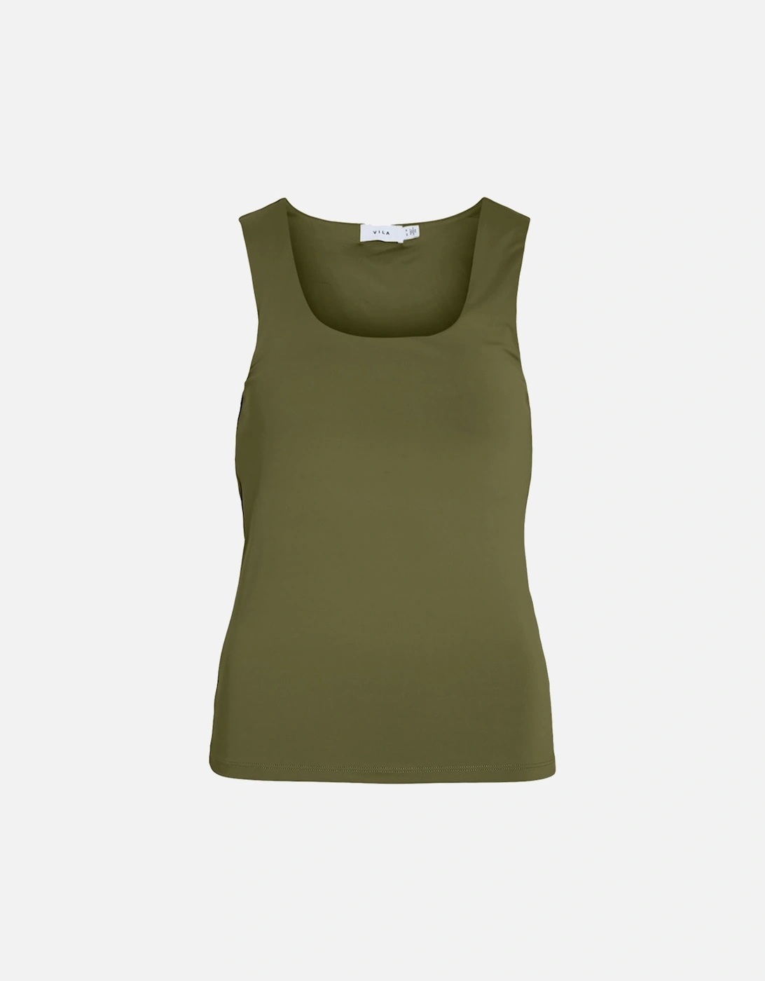 Kenza U-Neck Sleeveless Tank Top Capulet Olive