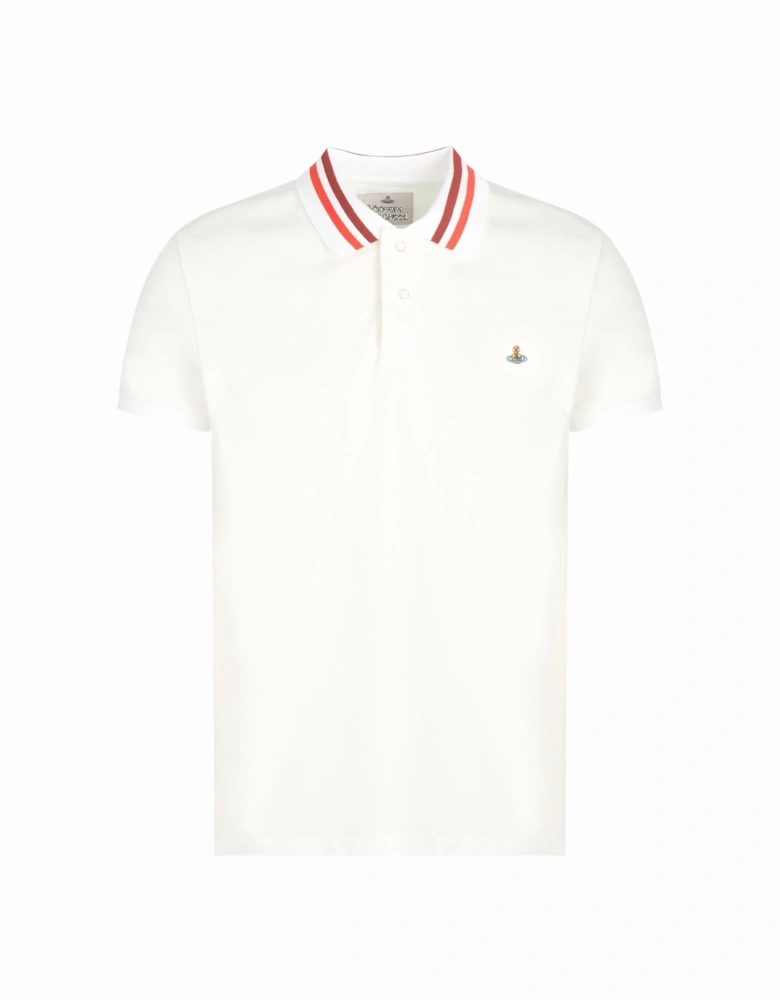 Classic Orb Polo Shirt White