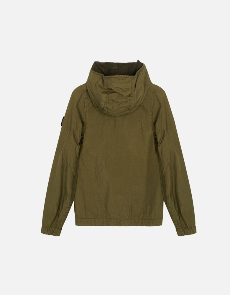 Kids Compass Zip Hooded Jacket Green