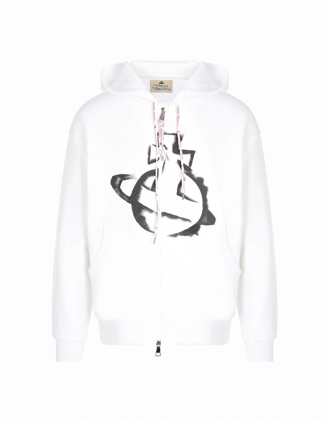 Stencil Rugged Zip Hoodie White, 5 of 4