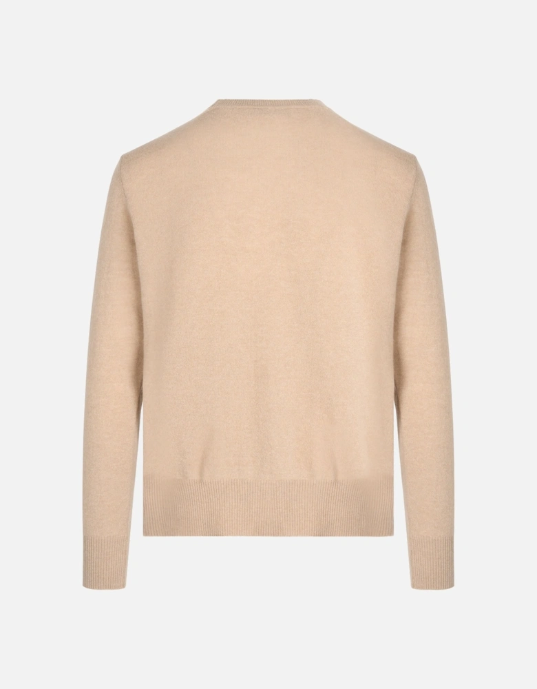 Alex Crewneck Orb Sweater Beige