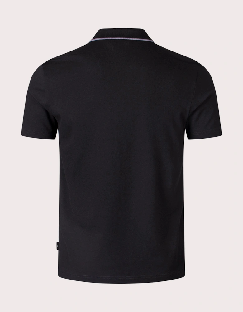 Button Front Polo Shirt