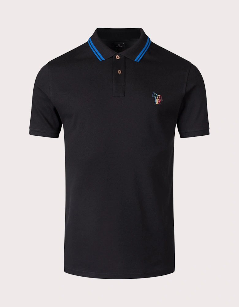 Zebra Emblem Polo Shirt