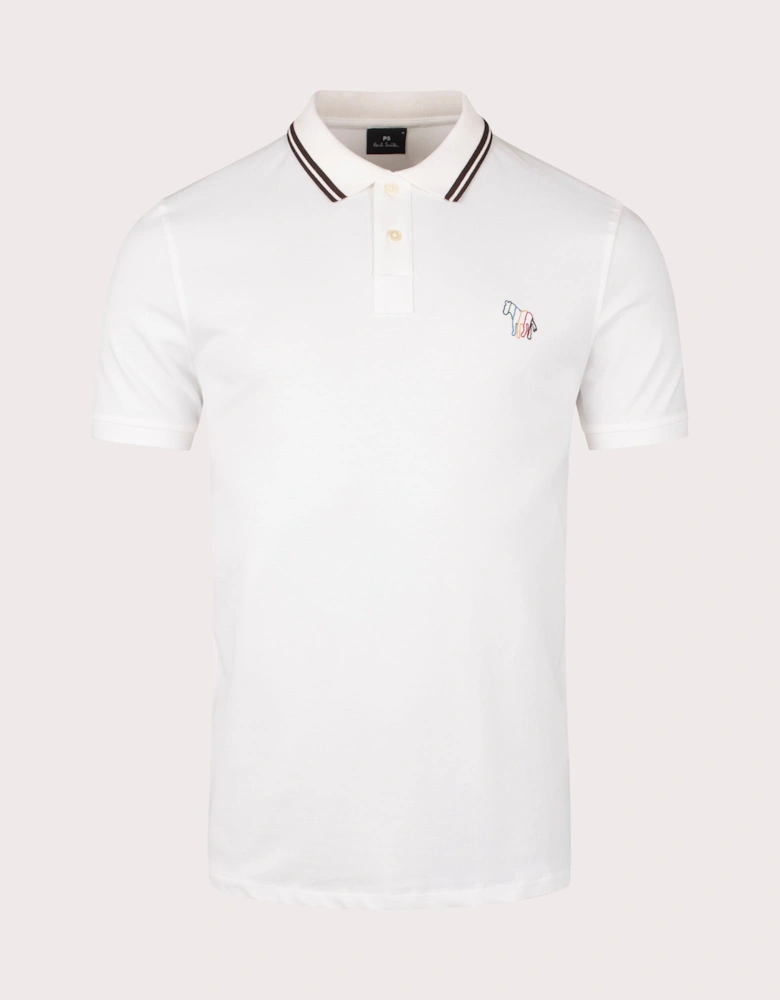 Zebra Emblem Polo Shirt