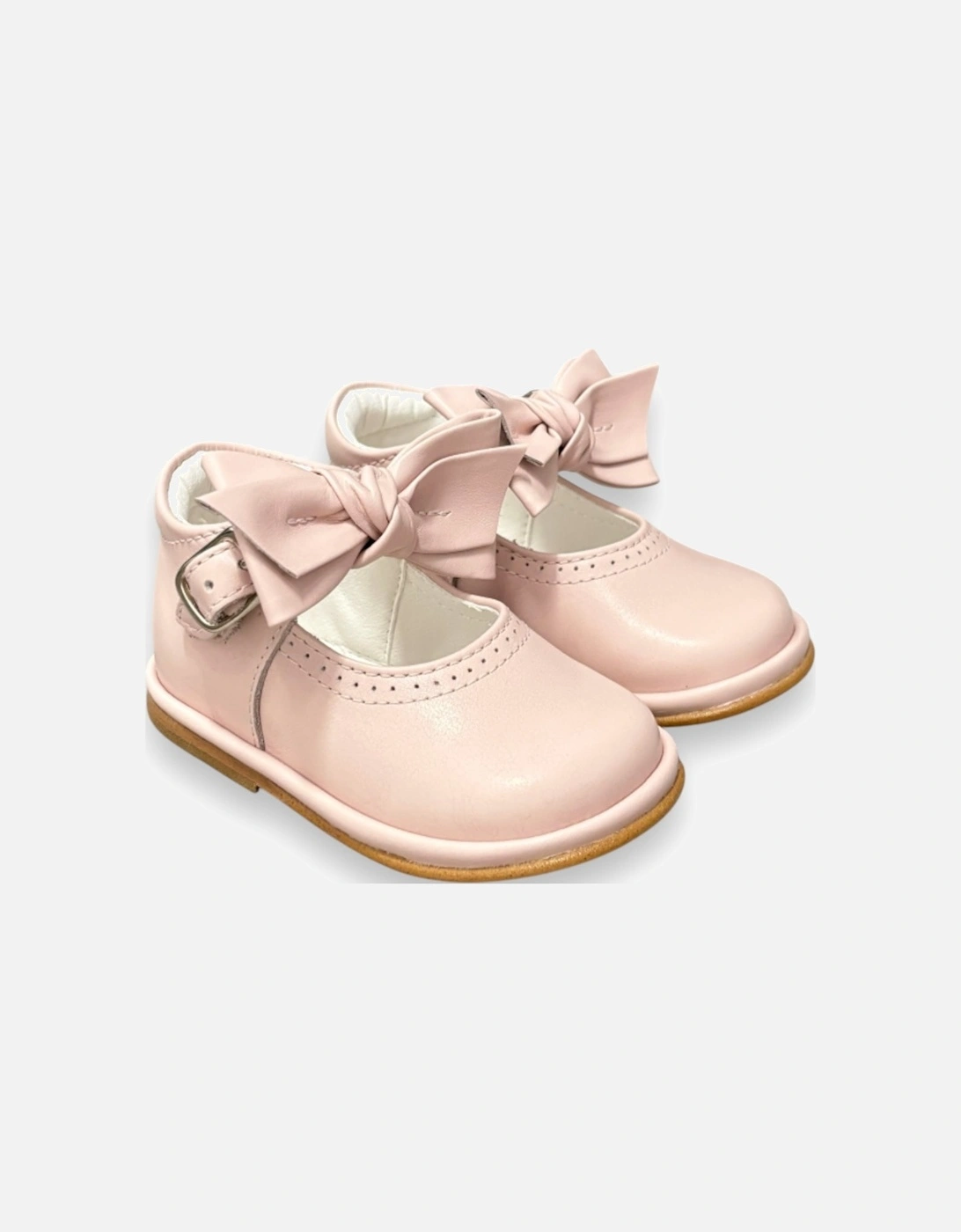 Pale Pink Leather Vitoria Shoe, 3 of 2