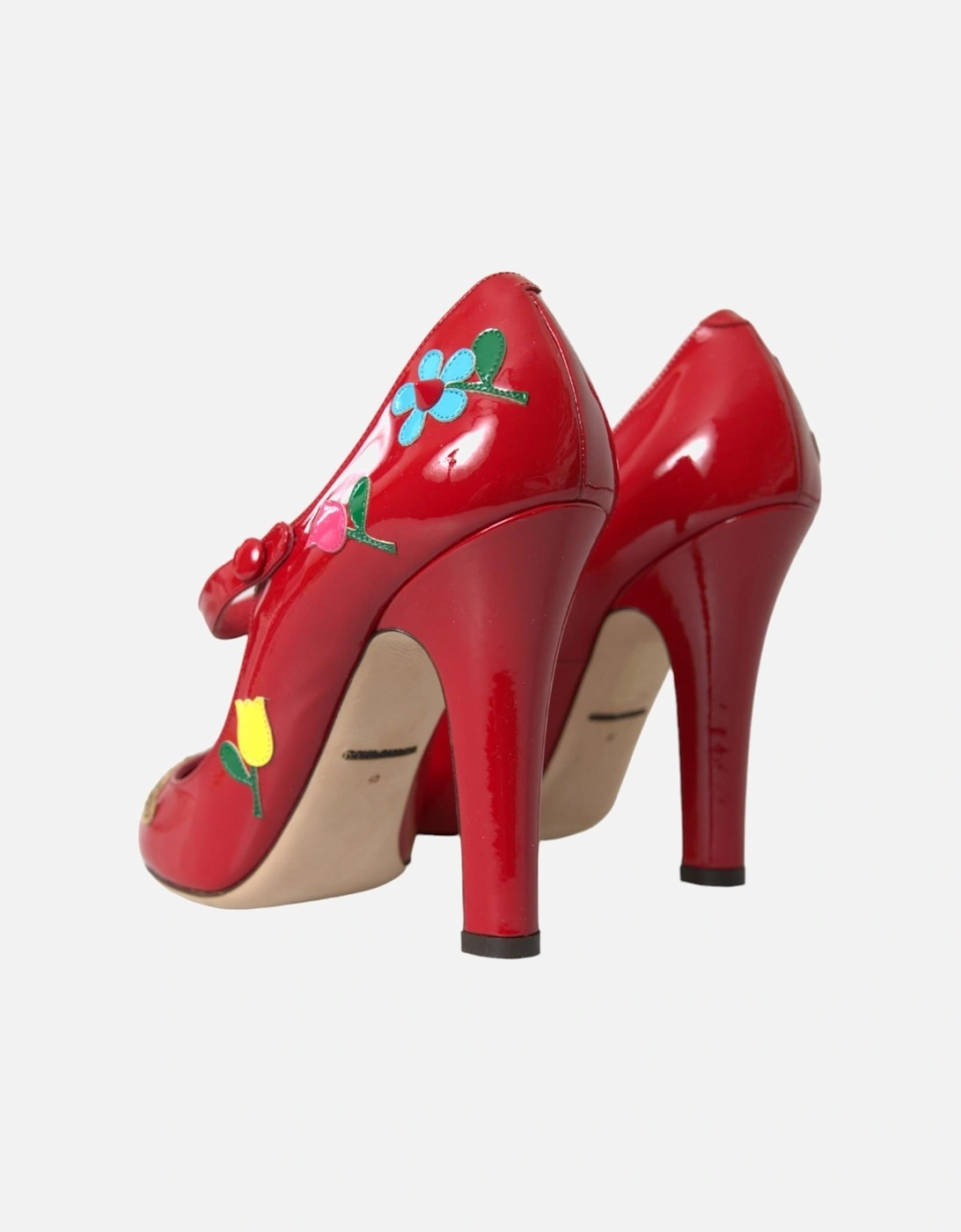 Embellished Mary Jane Pumps Women - Red