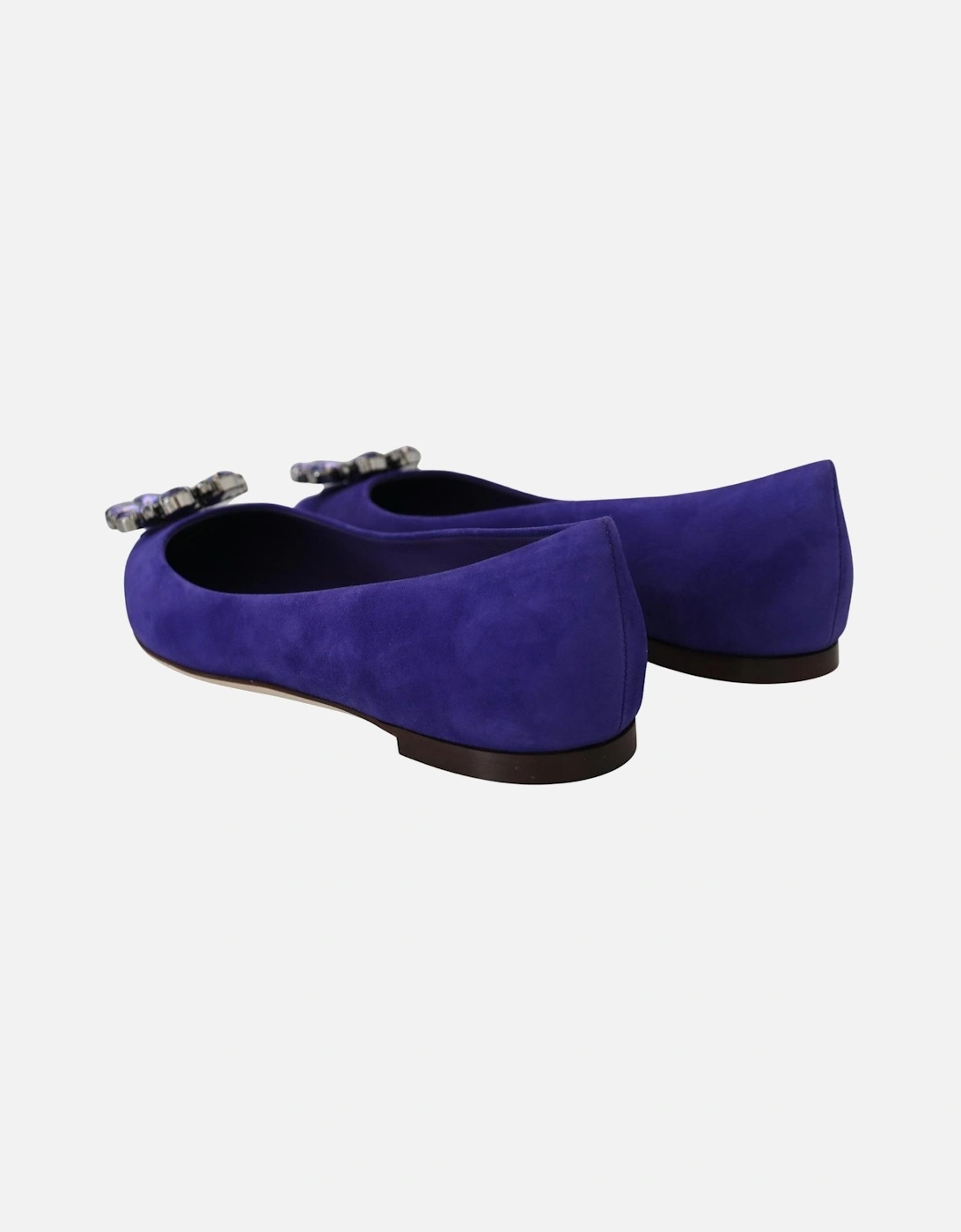 Dolce Gabbana Suede Ballerinas Pointedtoe flats Women - Purple