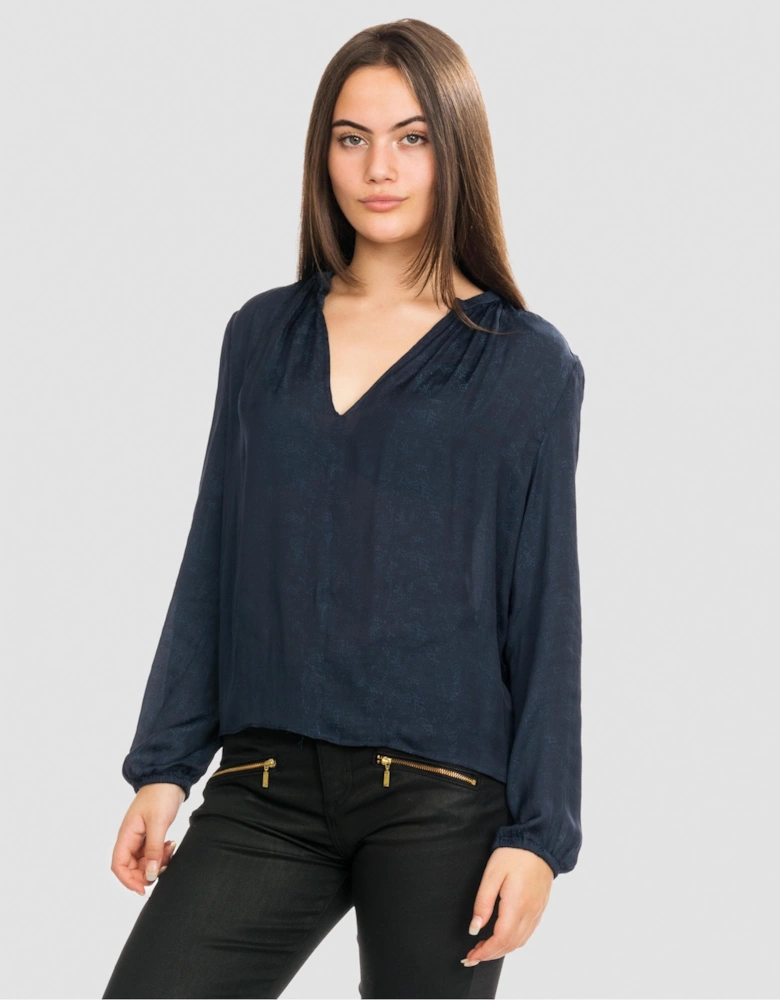 Elva Long Sleeve Womens Blouse 10793