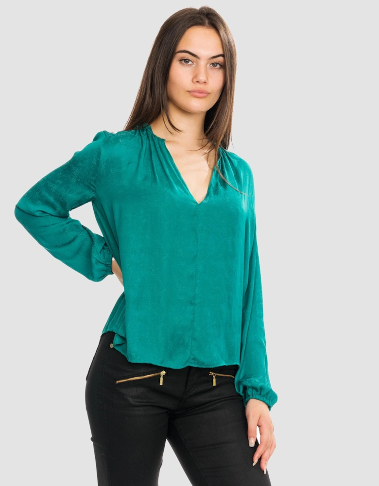 Elva Long Sleeve Womens Blouse 10793