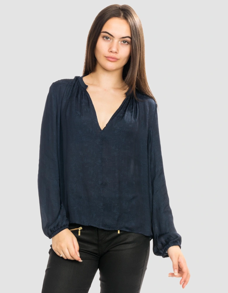 Elva Long Sleeve Womens Blouse 10793