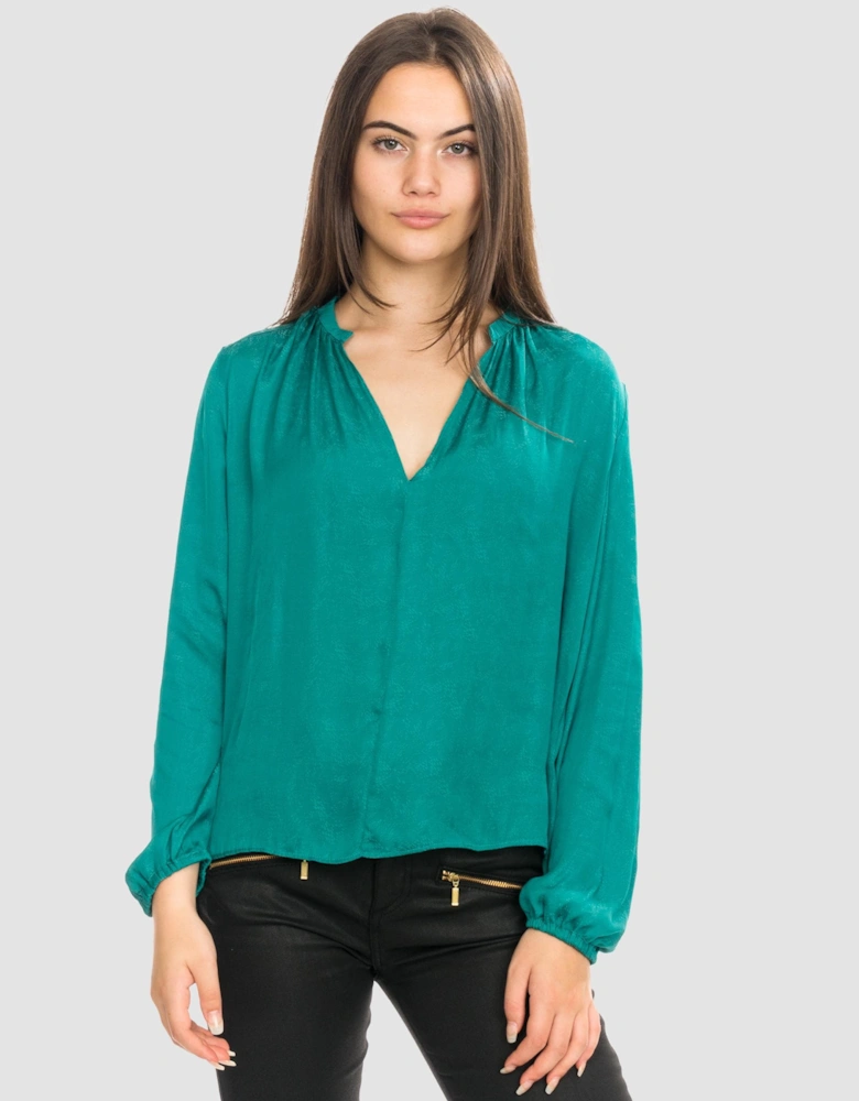 Elva Long Sleeve Womens Blouse 10793