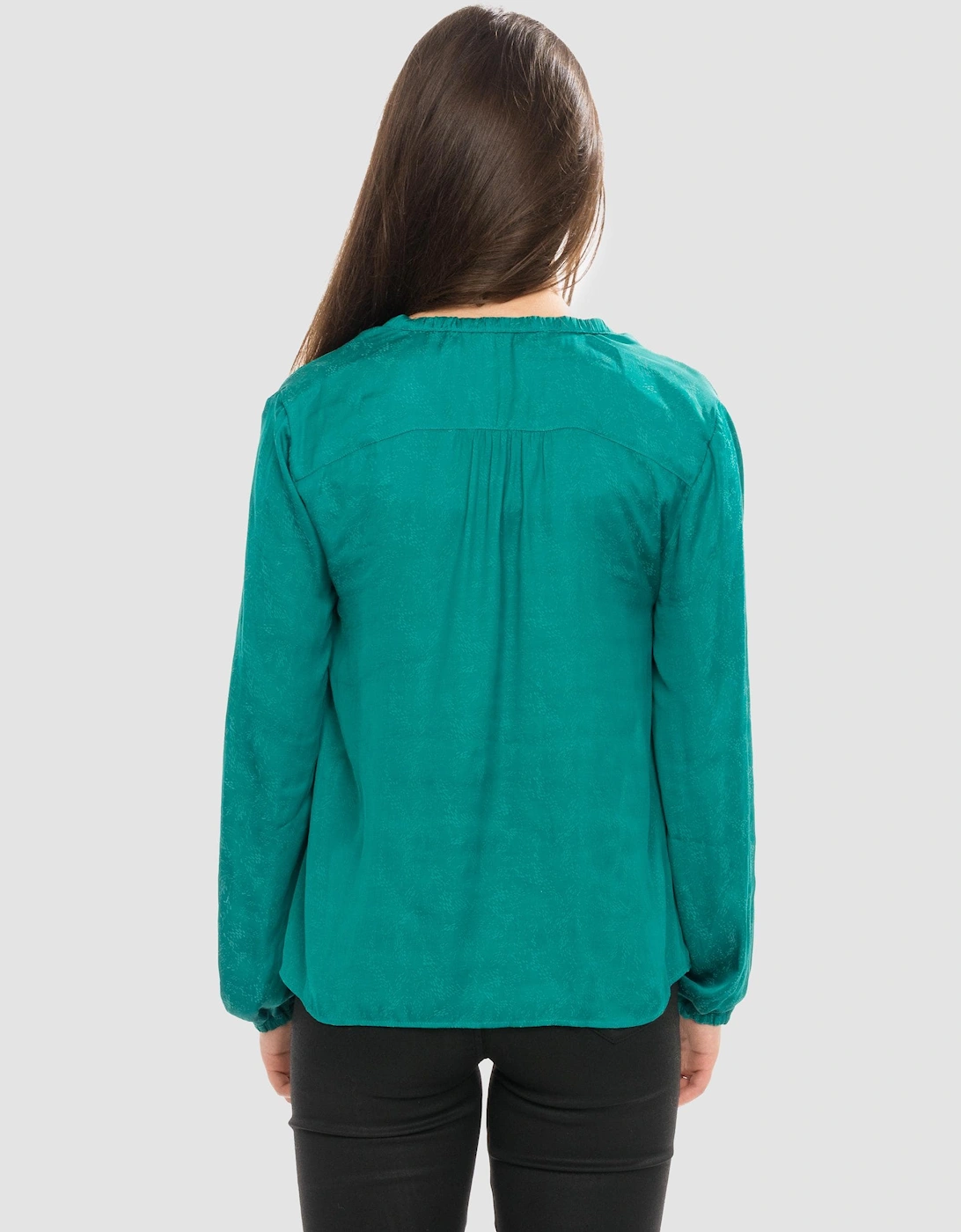 Elva Long Sleeve Womens Blouse 10793