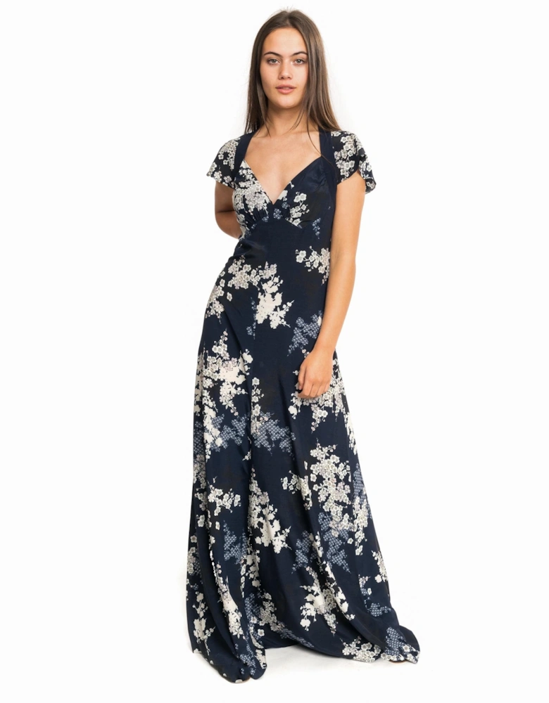 Rishiri Drape Short Sleeved Maxi Dress