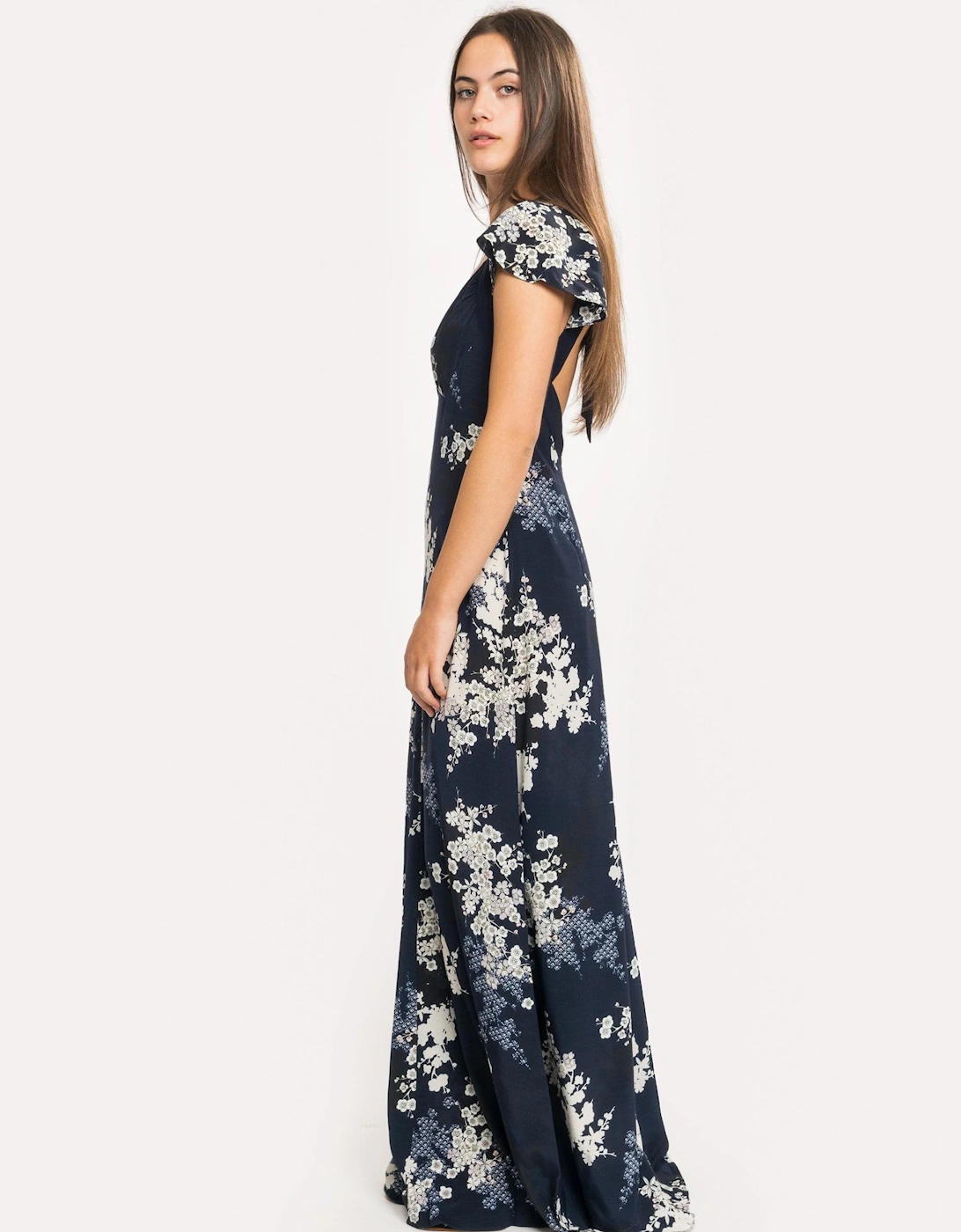 Rishiri Drape Short Sleeved Maxi Dress