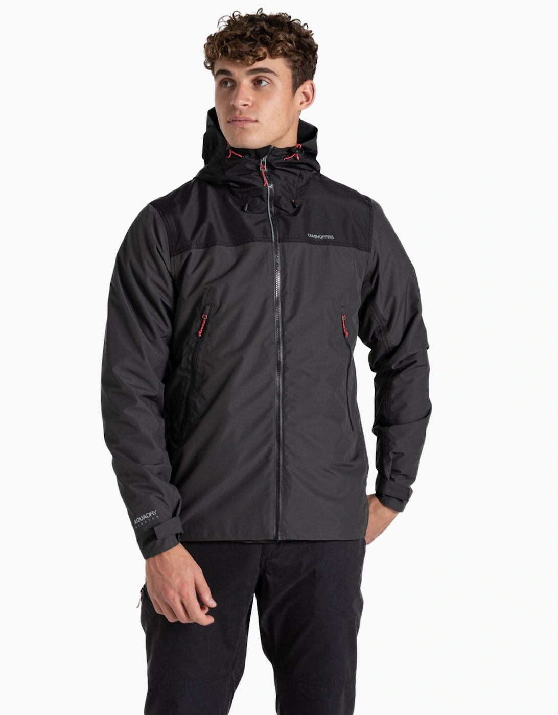 Craghoppers Men's Black Vanth Waterproof Jacket 38/Regular M