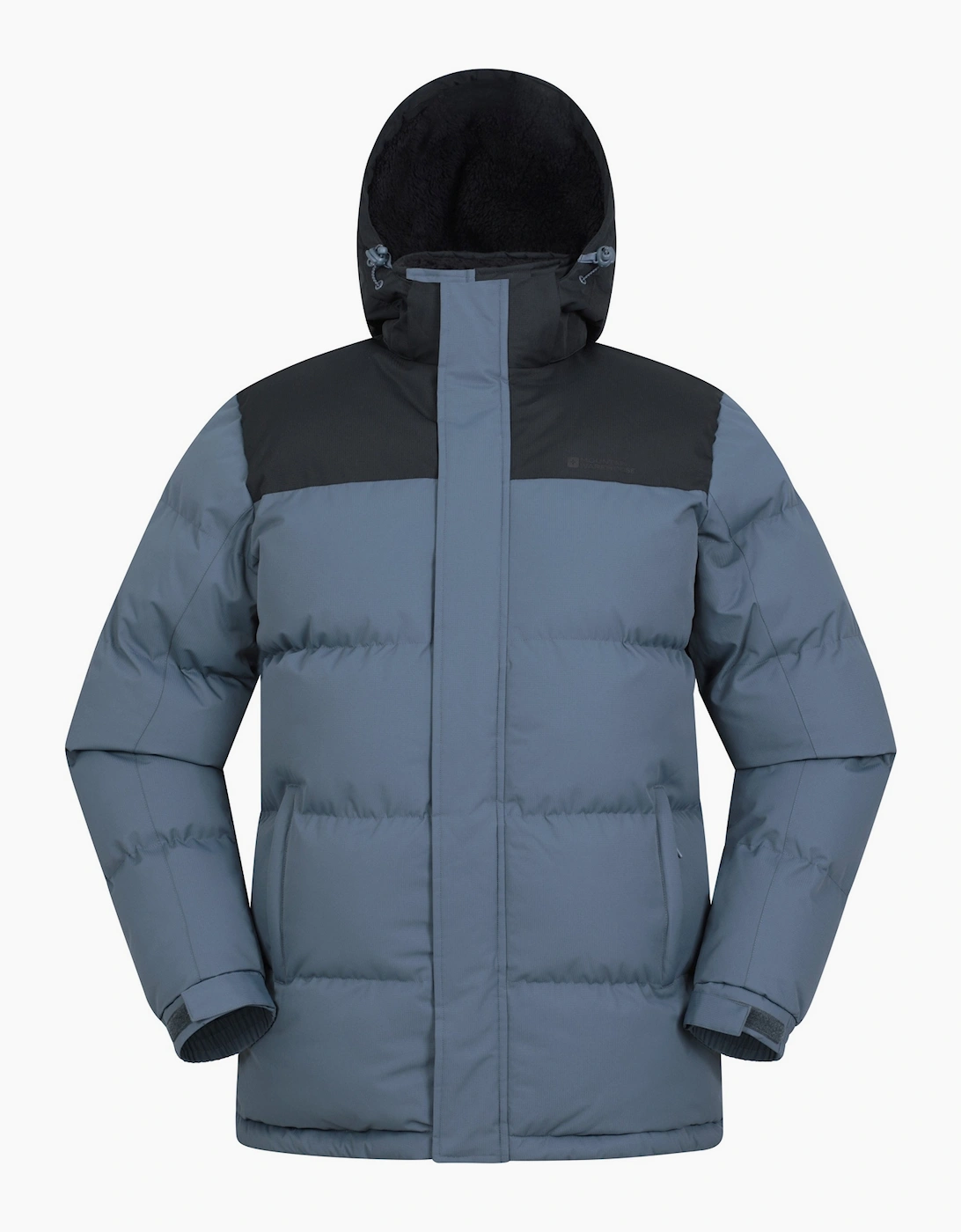 Men's Mountain Warehouse Mens Snow Borg Lined Padded Jacket - Grey - Size: Regular/36