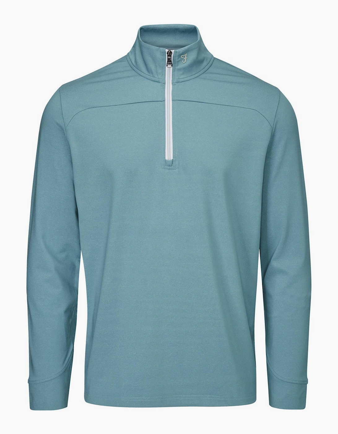 Men's Farah Mens Hayes Midlayer - Teal Hue - Size: 44/Regular