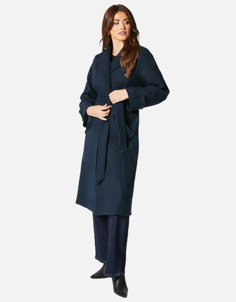 Womens/Ladies Belted Wrap Relaxed Fit Trench Coat