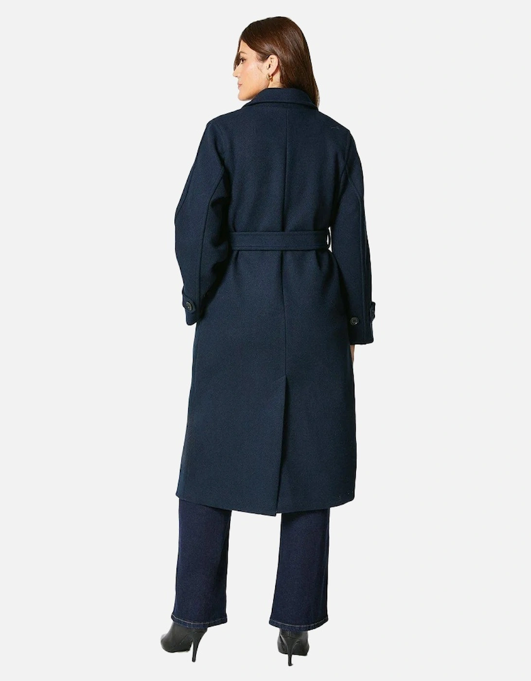 Womens/Ladies Belted Wrap Relaxed Fit Trench Coat