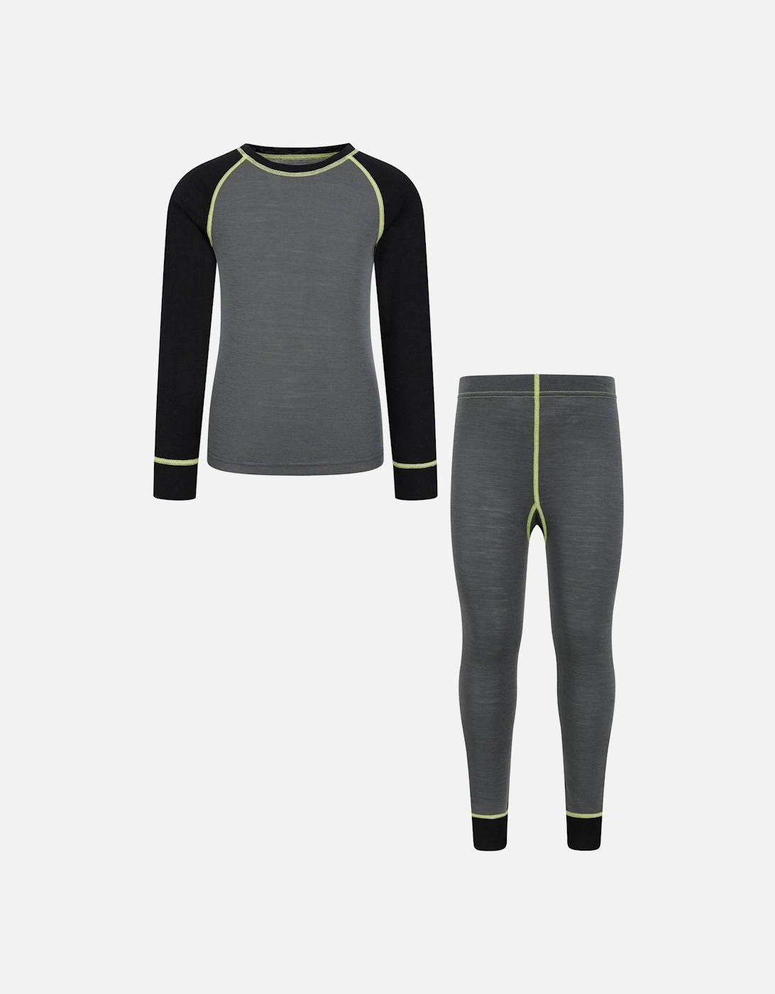 Mountain Warehouse Mountain Warehouse Childrens/Kids Merino II Base Layer Set - Black