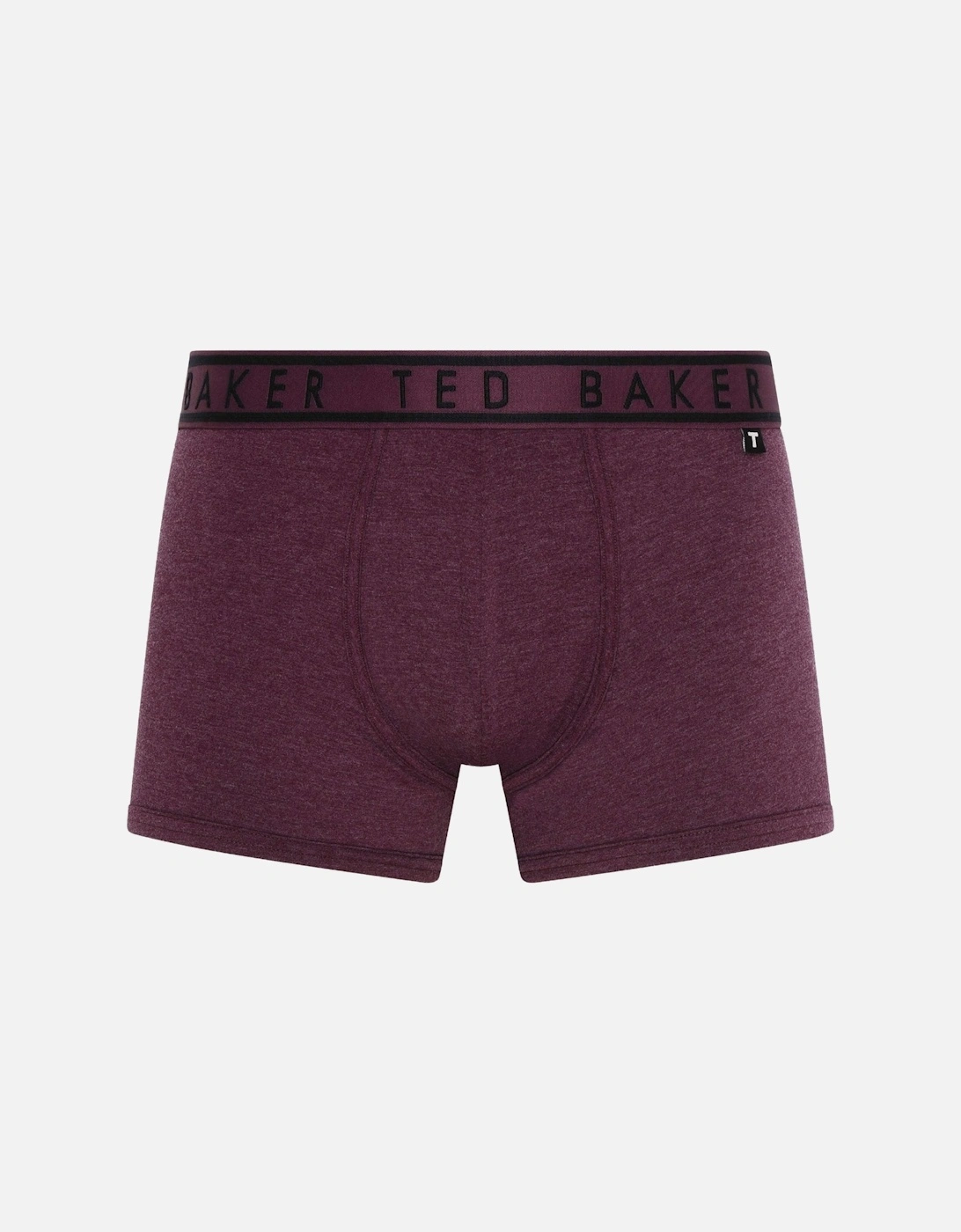 3-Pack Coloured Boxer Trunks, Black/Burgundy/Red