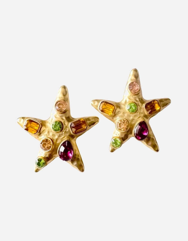 Gold Star Earrings