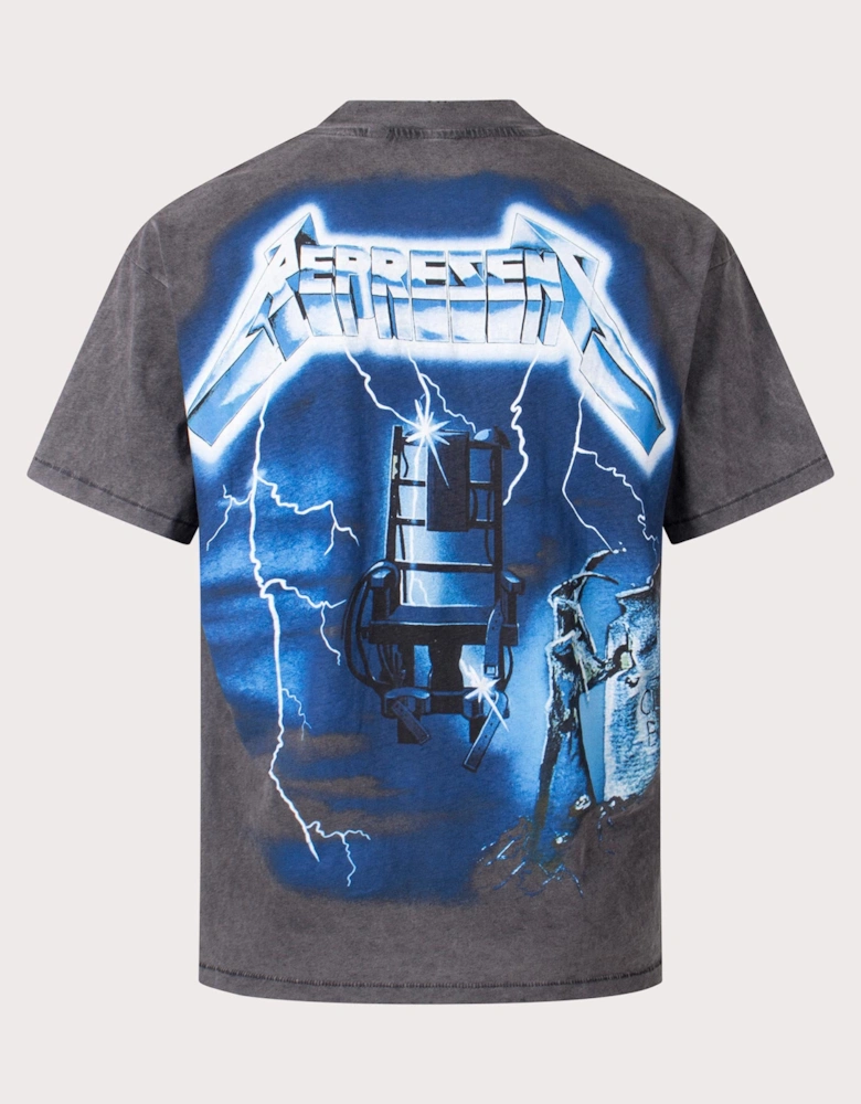 Oversized Fit x Metallica Ride The Lightning T-Shirt