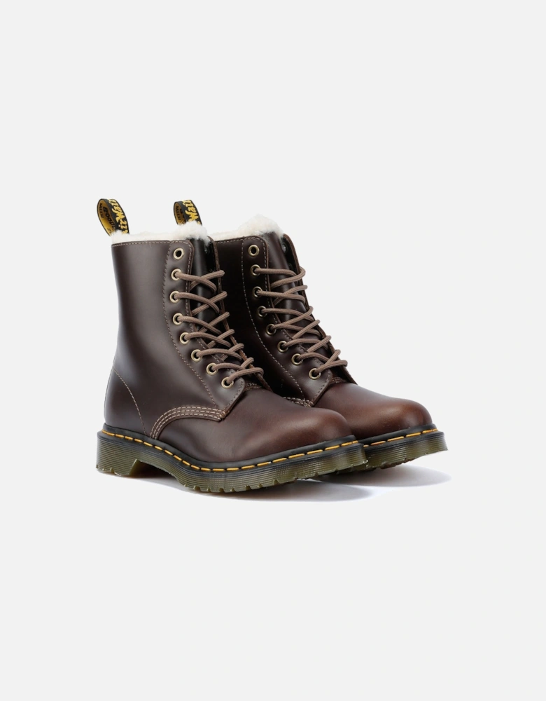 Dr. Martens Winterised Serena Leather Women's Brown Boots